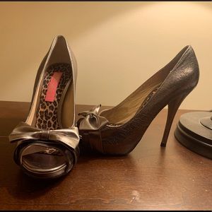 Betsey Johnson peep toe heels